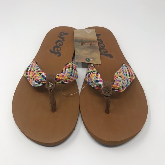 reef fabric flip flops